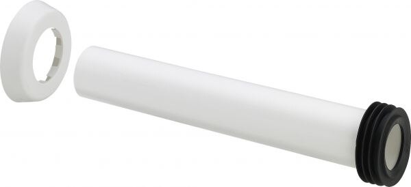 Viega WC Anschlussgarnitur 8310.79 in 45x44mm Kunststoff weiß-alpin