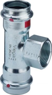 T-Stück PRESTABO 1117.2 704704 54x1x54, aus unlegiertem Stahl mit IG
