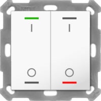 MDT Tastsensor Bussystem KNX- Unterputz reinweiß glänzend 2-fach 4pkt RF-TAL55T202.B1