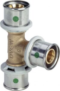 Rotguss-T-Stück SANFIX-P 2118, 303501 16x20x16mm, aus Rotguss