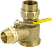 Bild vom Produkt: Gasz.Kugeleckhahn VIEGA G2111.5, 527204 11/2",IG f.Einstutzen, m.Pruefschraube