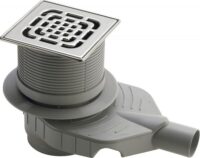 Badablauf ADVANTIX TOP 669218, 4914.11 DN 50 Aufsatz 150x150mm Rahmen aus Kst.