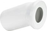 Klosett-Anschlussbogen 22,5 Grad, DN 100x150mm, weiß