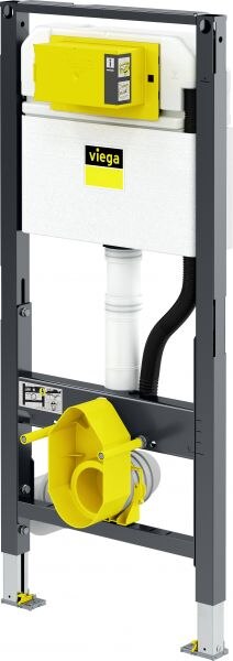 Viega WC Element Prevista Dry 8521 mit Dusch WC Anschluss 1120 mm höhenverst.