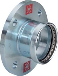 Flansch PRESTABO 1159.1XL, 629939 64,0mm DN65, a unlegiertem Stahl mit Pressanschl