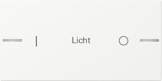 Gira Gira Tastwippe reinweiß matt Kunststoff Thermopl 2-fach 862227