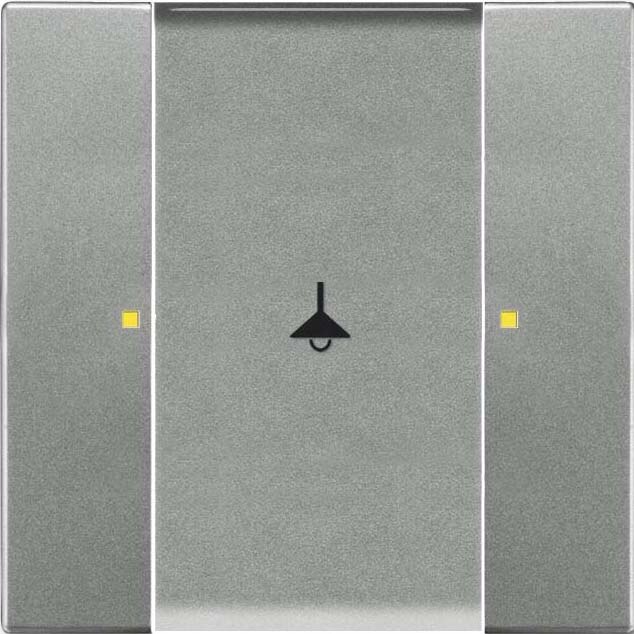 Busch-Jaeger Busch-Jaeger Tastsensor KNX PowN Unterputz grau 6125/02-803 metallic 1-fach 2pkt LED