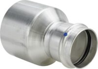 Viega Reduzierstück mit SC Sanpress Inox 2315.1XLLF in LABS-frei in 108,0x76,1mm