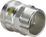 Übergangsstück SANPRESS INOX G 0211XL 88,9x3 632533 mit Mehrkantu AG Edelstahl