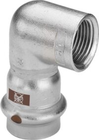 Viega Winkel 90 Grad mit SC Temponox 1714.2 in 22mmxRp3/4 Stahl nichtrostend