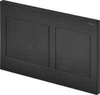 Viega WC Betätigungsplatte VfS 21 8611.1 aus Kunststoff in schwarz matt