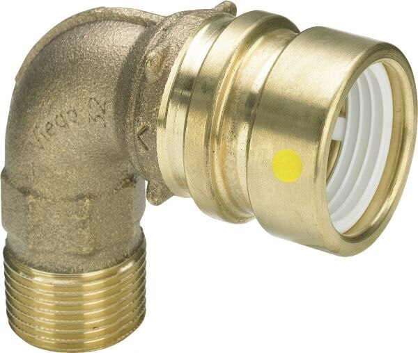 Viega Viega Übergangsbogen 90 Grad mit SC Geopress 9614G in 40mm x R1 1/4 Rotguss