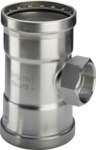 Viega T-Stück mit SC Sanpress Inox 2317.2LF in LABS-frei in 76mmxRp3/4x46mm