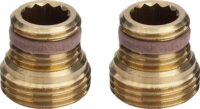 Adaptersatz VIEGA 1/2x3/4 mit Innengew.1/2", 357122, für Heizung
