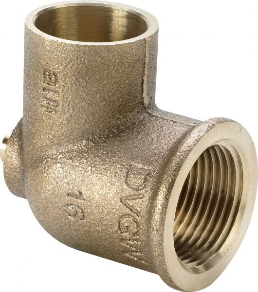 Viega Winkel 94473.0-713 in 28mm x Rp1 Rotguss