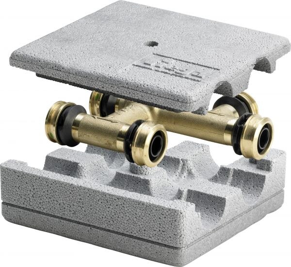 Kreuzungs-T-Stück RAXOFIX 5349, 730772 25x16x25mm, für Heizungsinstallation, p.
