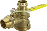 Bild vom Produkt: Gasz.Kugeleckhahn VIEGA 2644, 632731 1"-28mm, f.Einst.Profip.G.abschliessbar