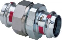 Verschraubung PRESTABO 1160, 642358 12mm, aus unlegiertem Stahl, flachdicht.