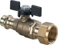 Viega Kugelhahn mit SC Easytop 2275.7 in G3/4x22mm Siliziumbronze
