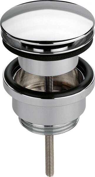 Univ Ventil VISIGN V1 5439 492687 11/4"x63mm, mit r Klick-Haube, verchromt
