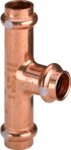 T-Stück PROFIPRESS S 4518 22x15x22mm 627843 aus Kupfer, für Solaranlagen
