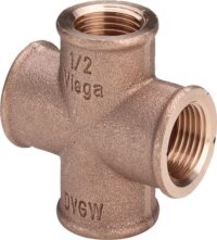 Rotguss-Kreuz-Stück 3180 3/8" DVGW