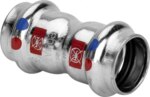 Viega Muffe mit SC Prestabo 1115LF in LABS-frei in 22mm