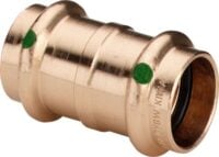 Muffe SANPRESS Nr.2215, 108618 28mm aus Rotguss