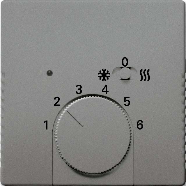 Busch-Jaeger Busch-Jaeger Zentralplatte Raumtemp grau Reflex SI 1795 HKEA-803 metallic