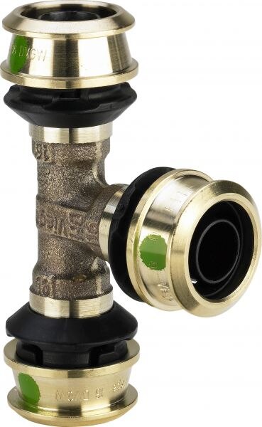 T-Stück RAXOFIX 5318, 647421 32x16x32mm aus Rotguss mit SC-Contur pro Stück