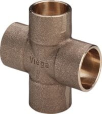 Rotguss-Kreuzstück 94180 22mm, pro Stück