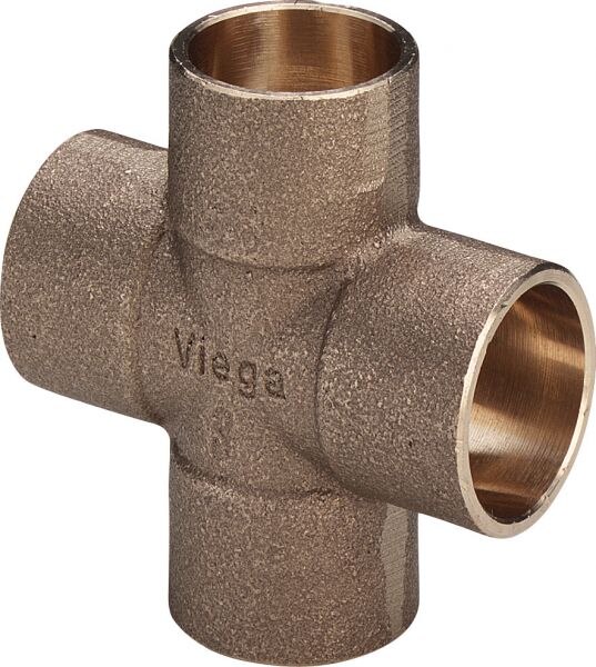 Rotguss-Kreuzstück 94180 22mm, pro Stück