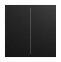 Busch-Jaeger Tastwippe KNX free@home schwarz LFW/A.2.55.11-915 matt Kunststoff Thermopl