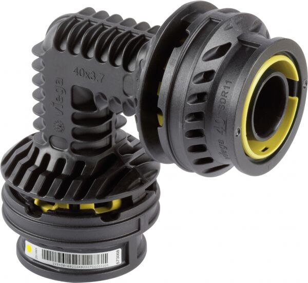 Viega Viega Bogen 90 Grad mit SC Geopress K 9716G in 50mm Kunststoff