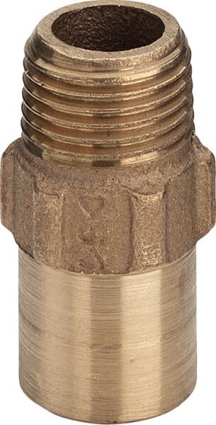 Rotguss Doppelnippel 94280 G 15x1/2, pro Stück