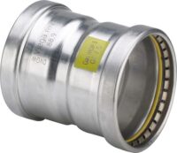 Muffe SANPRESS INOX G 0215XL 76,1mm 578558 aus Edelstahl rostfrei