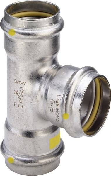 T-Stück SANPRESS INOX G 0218 15mm 486457 aus Edelstahl rostfrei
