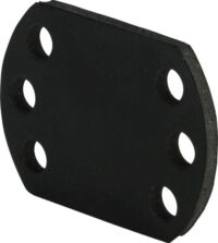 Viega Gummiplatte Sanfix 8013.25 in 52x38x4mm Gummi schwarz