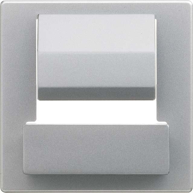 Busch-Jaeger Busch-Jaeger Zentralplatte USB 1-fach grau solo 6477-803 Klemmbef