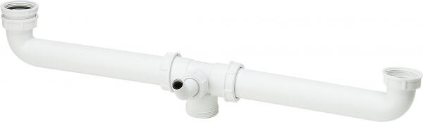 Ablaufverbindung VIEGA 792 113063 11/2x11/2"x180-600, für Doppelsp.,Kunstst.