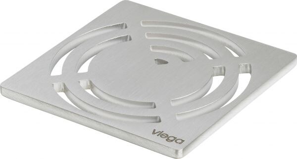 Rost VISIGN RS3 VIEGA 4928.3, 492304 94x94mm, aus Edelstahl massiv