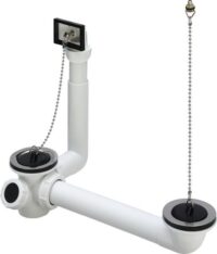 Ab-u Ueberlauf-Kombination VIEGA 7835.52 109509, 11/2" für Doppelspuel., Kunststoff