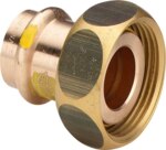 Verschraubung PROFIPRESS-G 2661,für Gas 18x13/8, 534745 aus Rotguss, konischdichtd