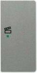 Busch-Jaeger Tastwippe grau glänzend Kunststoff 1-fach 6233-22-803 Thermopl