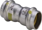 Muffe SANPRESS INOX G 0215 18mm 486976 aus Edelstahl rostfrei