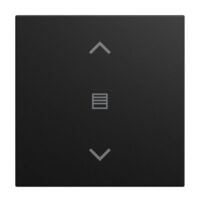 Busch-Jaeger Tastwippe KNX free@home schwarz LFJW/A.1.55.11-915 matt Kunststoff Thermopl 1-fach