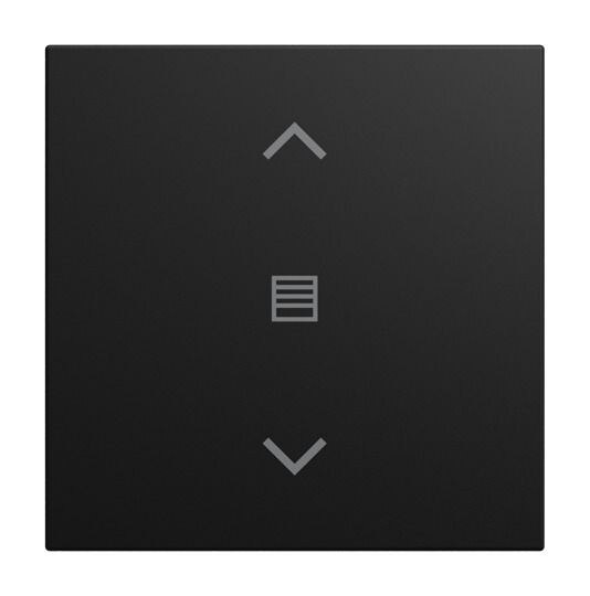 Busch-Jaeger Busch-Jaeger Tastwippe KNX free@home schwarz LFJW/A.1.55.11-915 matt Kunststoff Thermopl 1-fach