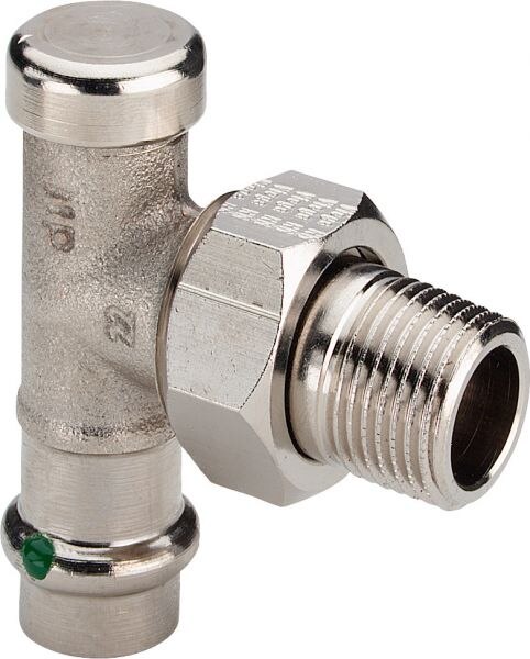 Ruecklaufverschraubung VIEGA 2272.1 1/2x15, Winkelform, 326357, für Heizung
