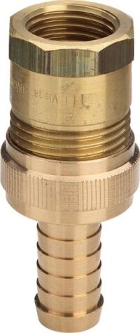 Messing-Standrohrverschraubung 1/2" mit Innengewinde, konisch dichtend