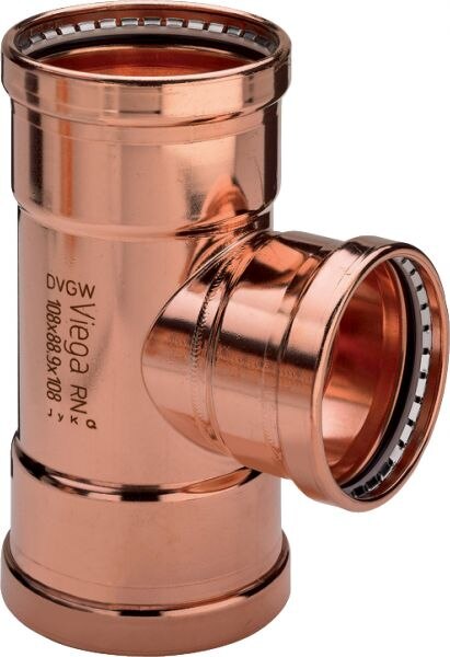 T-Stück PROFIPRESS 2418XL, 64,0mm 577728, aus Kupfer, für Wasser